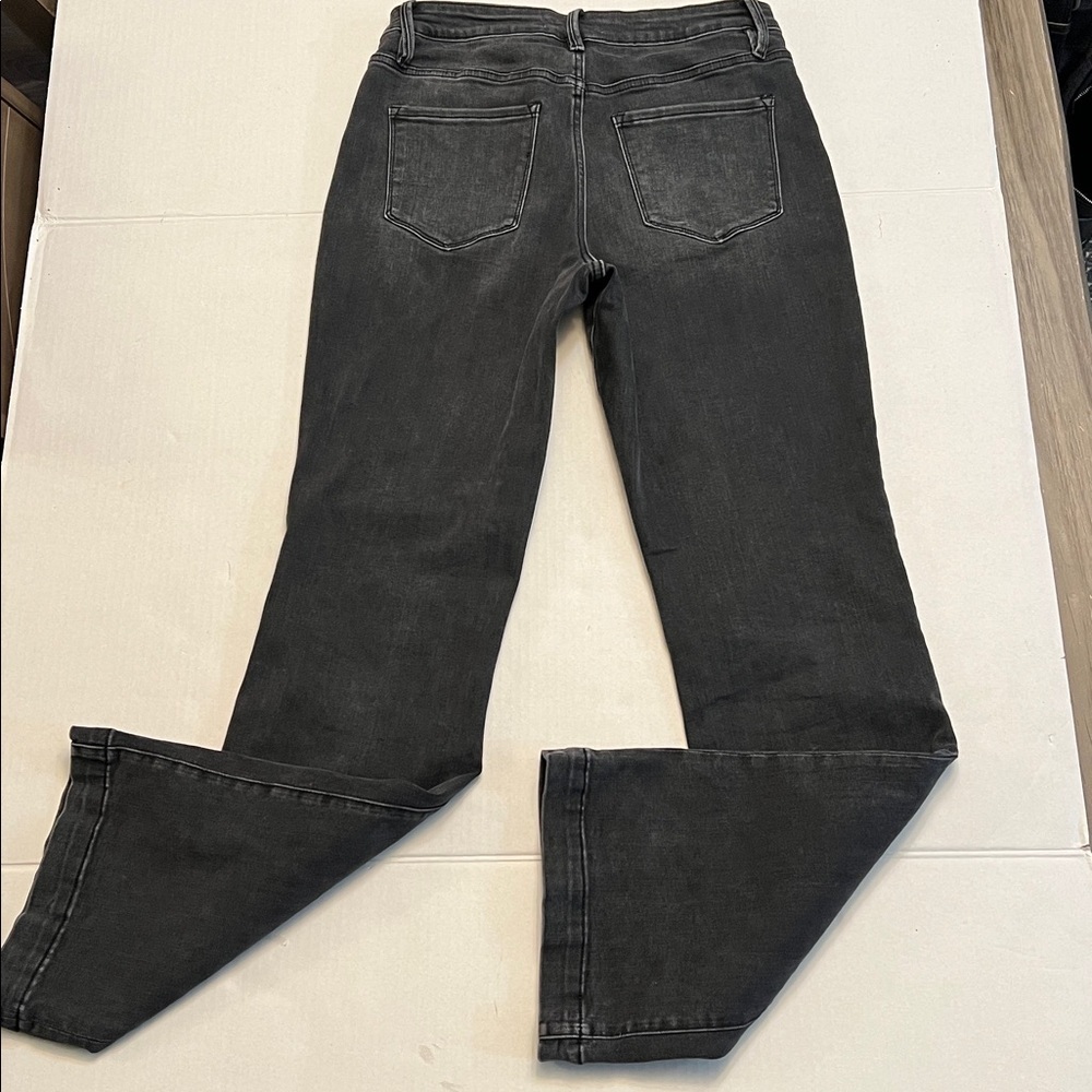 FLYING MONKEY BLACK FLARE HIGH WAISTED STRETCH JEANS SIZE 30 - Picture 4 of 16
